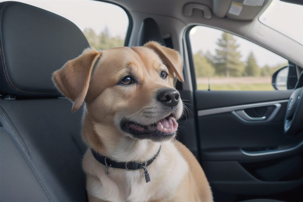 dog in the car, luckydogblog.com
